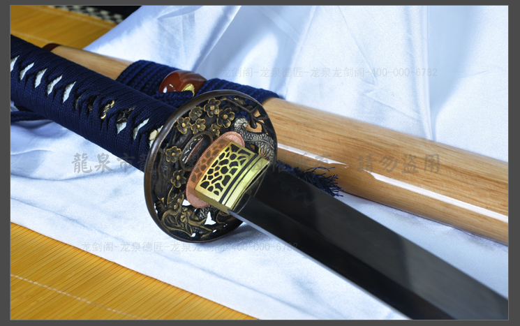 柳生宗严武士刀|夹钢|(LJG-1288）| - 知名传统刀剑锻造品牌（原龙剑阁）